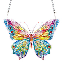 Load image into Gallery viewer, 2pcs 2D Flat DIY Diamond Art Pendant Diamond Painting Set (Butterfly DragonflyA)