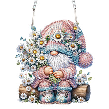 Load image into Gallery viewer, 2pcs 2D Flat DIY Diamond Art Pendant Diamond Painting Set (Daisy Gnome)