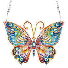 Load image into Gallery viewer, 2pcs 2D Flat DIY Diamond Art Pendant Diamond Painting Set (Butterfly DragonflyB)