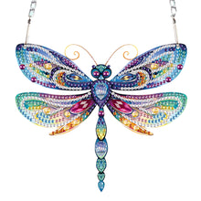 Load image into Gallery viewer, 2pcs 2D Flat DIY Diamond Art Pendant Diamond Painting Set (Butterfly DragonflyB)