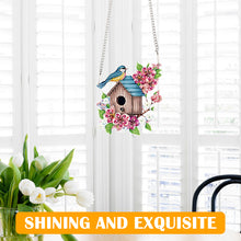Load image into Gallery viewer, 2pcs 2D Flat DIY Diamond Art Pendant Diamond Painting Set Wall Decor(Bird House)