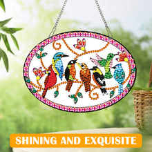 Load image into Gallery viewer, 2pcs 2D Flat DIY Diamond Art Pendant Diamond Painting Set Wall Decor (Cardinal)