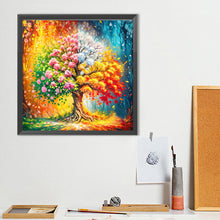Load image into Gallery viewer, Diamond Painting - Full Round - Dream Four Seasons Tree (50*50CM)