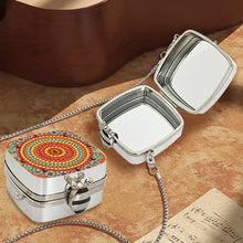 Load image into Gallery viewer, Peacock Diamond Art Storage Case Diamond Painting Mirror Organizer Box for Women