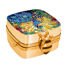 Load image into Gallery viewer, Peacock Diamond Art Storage Case Diamond Painting Mirror Organizer Box for Women