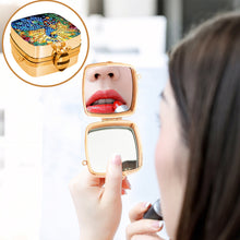 Load image into Gallery viewer, Peacock Diamond Art Storage Case Diamond Painting Mirror Organizer Box for Women