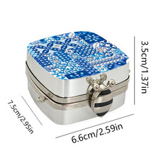 Load image into Gallery viewer, Peacock Diamond Art Storage Case Diamond Painting Mirror Organizer Box for Women