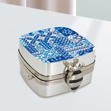 Load image into Gallery viewer, Peacock Diamond Art Storage Case Diamond Painting Mirror Organizer Box for Women