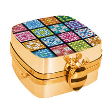 Load image into Gallery viewer, Peacock Diamond Art Storage Case Diamond Painting Mirror Organizer Box for Women