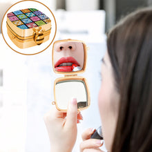 Load image into Gallery viewer, Peacock Diamond Art Storage Case Diamond Painting Mirror Organizer Box for Women