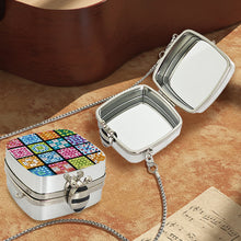 Load image into Gallery viewer, Peacock Diamond Art Storage Case Diamond Painting Mirror Organizer Box for Women