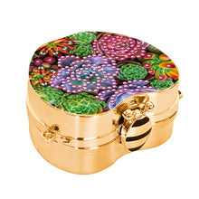 Load image into Gallery viewer, 2Pcs Succulent Diamond Art Storage Case Rhinestone Jewelry Box 5D Diy Coin Purse