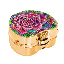 Load image into Gallery viewer, 2Pcs Succulent Diamond Art Storage Case Rhinestone Jewelry Box 5D Diy Coin Purse