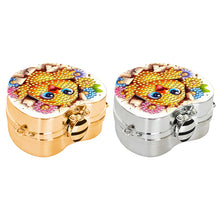 Load image into Gallery viewer, 2Pcs Succulent Diamond Art Storage Case Rhinestone Jewelry Box 5D Diy Coin Purse