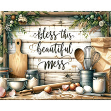 Load image into Gallery viewer, Diamond Painting - Full Round - Retro Kitchen (50*40CM)