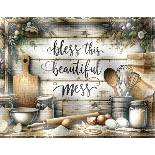 Diamond Painting - Full Round - Retro Kitchen (50*40CM)