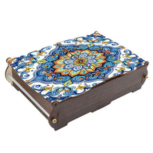 Load image into Gallery viewer, Diamond Painting Storage Box DIY 5D Diamond Painting Jewelry Box (Flower A)