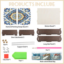 Load image into Gallery viewer, Diamond Painting Storage Box DIY 5D Diamond Painting Jewelry Box (Flower A)