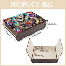 Load image into Gallery viewer, Diamond Painting Storage Box DIY 5D Diamond Painting Jewelry Box for Women (Owl)