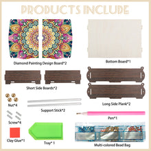 Load image into Gallery viewer, Diamond Painting Storage Box DIY 5D Diamond Painting Jewelry Box (Flower C)