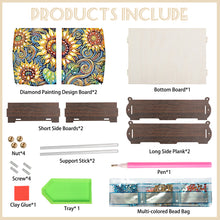 Load image into Gallery viewer, Diamond Painting Storage Box DIY 5D Diamond Painting Jewelry Box (Sunflower)