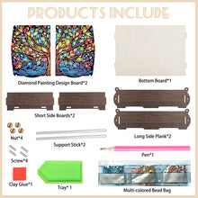 Load image into Gallery viewer, Diamond Painting Storage Box DIY 5D Diamond Painting Jewelry Box for Women(Tree)