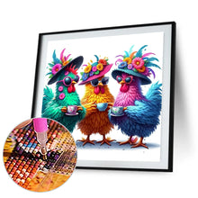 Load image into Gallery viewer, Diamond Painting - Full Round - Funny Chicken (30*30CM)