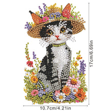 Load image into Gallery viewer, Acrylic Shaking Head Cat Table Top Diamond Painting Ornament Kits for Decor