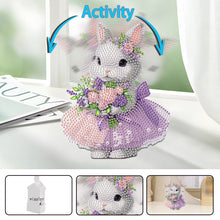 Load image into Gallery viewer, Acrylic Shaking Head Rabbit Table Top Diamond Painting Ornament Kits for Decor