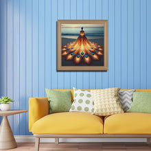 Load image into Gallery viewer, Diamond Painting - Full Round - Feather Skirt Back Girl (40*40CM)