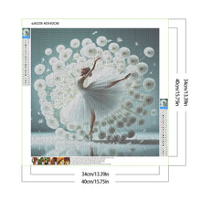 Load image into Gallery viewer, Diamond Painting - Full Round - Dandelion Dancing Girl (40*40CM)