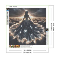 Load image into Gallery viewer, Diamond Painting - Full Round - Girl Glowing Back (40*40CM)