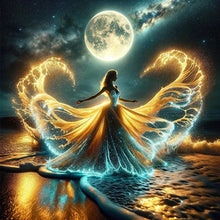 Load image into Gallery viewer, Diamond Painting - Full Round - Water Skirt Dancing Girl (40*40CM)