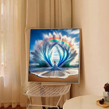 Load image into Gallery viewer, Diamond Painting - Full Round - Water Wave Back Girl (40*40CM)