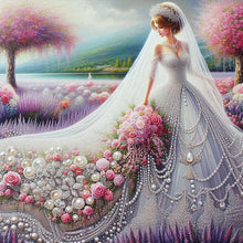 Load image into Gallery viewer, Diamond Painting - Full Round - Wedding Dress Girl (40*40CM)