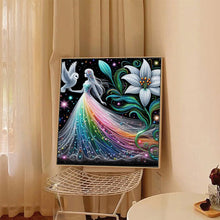 Load image into Gallery viewer, Diamond Painting - Full Round - Girl And Flower (40*40CM)