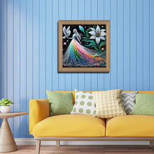 Load image into Gallery viewer, Diamond Painting - Full Round - Girl And Flower (40*40CM)