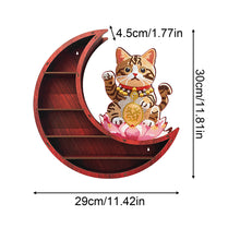 Load image into Gallery viewer, Lunar Design DIY Diamond Painting Wall Shelf for Home Decoration (Cat A)