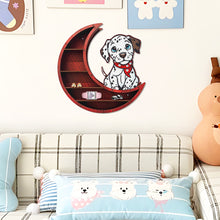 Load image into Gallery viewer, Lunar Design DIY Diamond Painting Wall Shelf for Home Decoration (Dog A)
