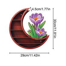 Load image into Gallery viewer, Lunar Design DIY Diamond Painting Wall Shelf for Home Decoration (Flower)