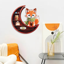 Load image into Gallery viewer, Creative Lunar Design DIY Diamond Painting Wall Shelf for Home Decoration (Fox)