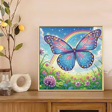 Load image into Gallery viewer, Diamond Painting - Partial Special Shaped - Butterfly (30*30CM)