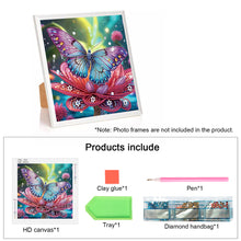 Load image into Gallery viewer, Diamond Painting - Partial Special Shaped - Butterfly (30*30CM)
