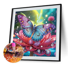Load image into Gallery viewer, Diamond Painting - Partial Special Shaped - Butterfly (30*30CM)