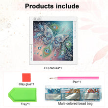 Load image into Gallery viewer, Diamond Painting - Partial Special Shaped - Butterfly (30*30CM)