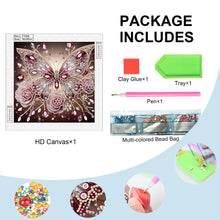 Load image into Gallery viewer, Diamond Painting - Partial Special Shaped - Butterfly (30*30CM)