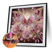 Load image into Gallery viewer, Diamond Painting - Partial Special Shaped - Butterfly (30*30CM)