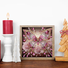 Load image into Gallery viewer, Diamond Painting - Partial Special Shaped - Butterfly (30*30CM)