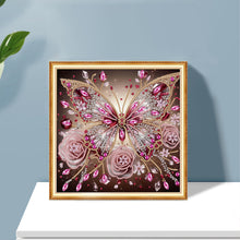 Load image into Gallery viewer, Diamond Painting - Partial Special Shaped - Butterfly (30*30CM)
