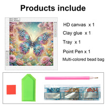 Load image into Gallery viewer, Diamond Painting - Partial Special Shaped - Butterfly (30*30CM)